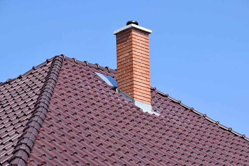 Stock photo of a chimney